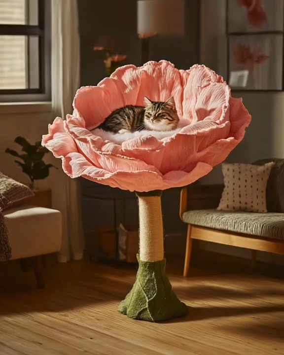 馃敟Flower Shaped Cat Tree-Aldronix