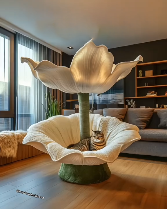 馃敟Flower Shaped Cat Tree-Aldronix