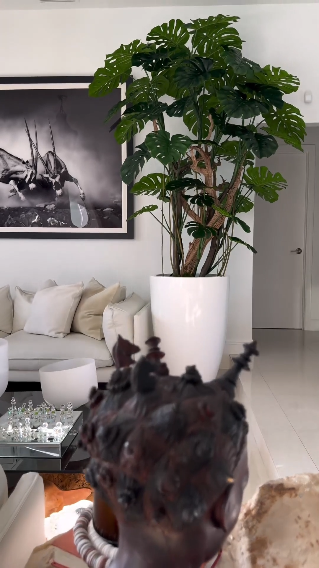 8ft Indoor Artificial Plants( With Flower Pots)-Aldronix