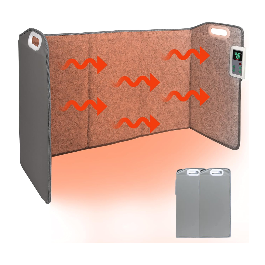 Portable 5-panel foot warmer-Aldronix