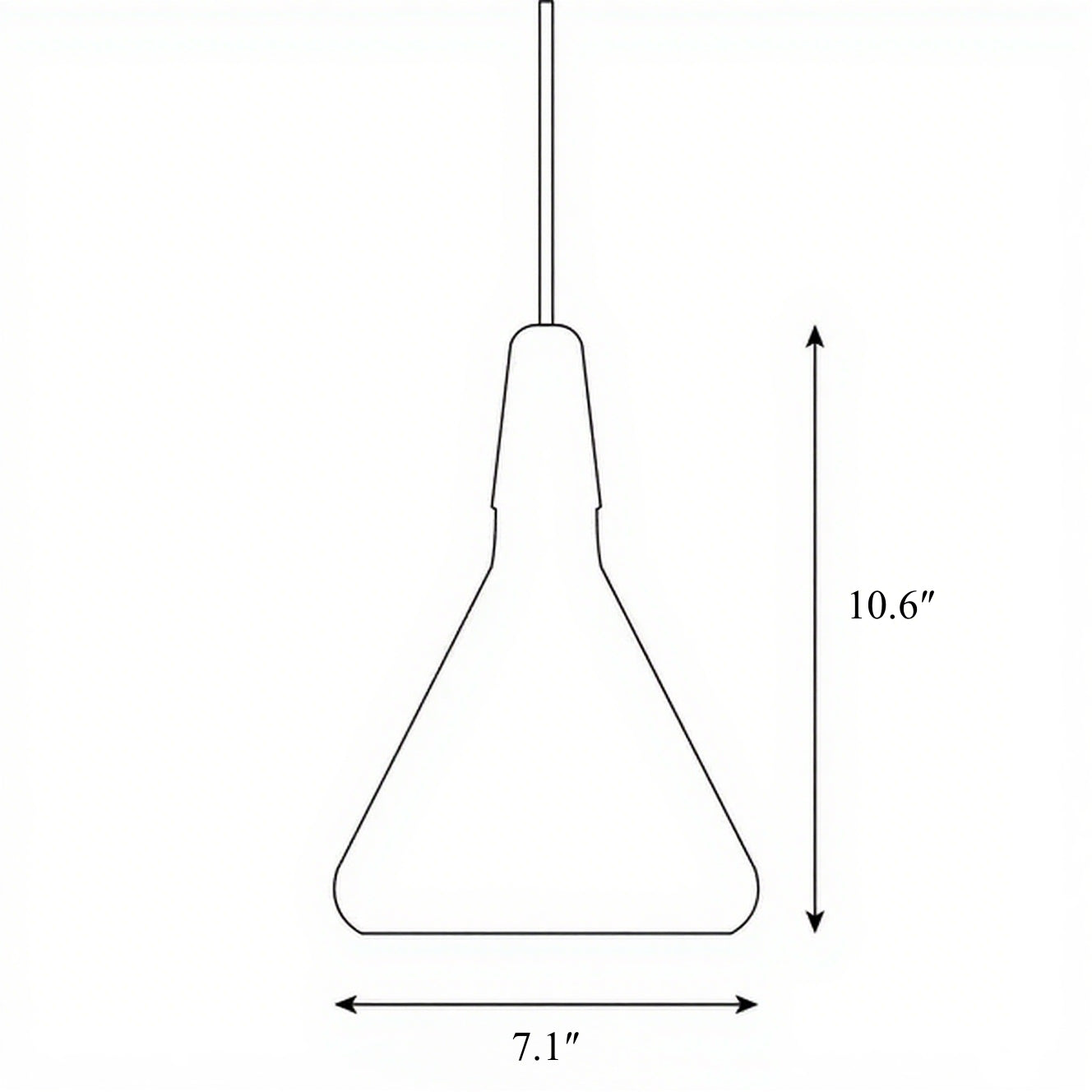 Clymene Modern ConeMetal Shade Pendelleuchte尺寸图 (3).jpg__PID:c5544fdb-b6c1-4682-81a7-08185fdb54e0
