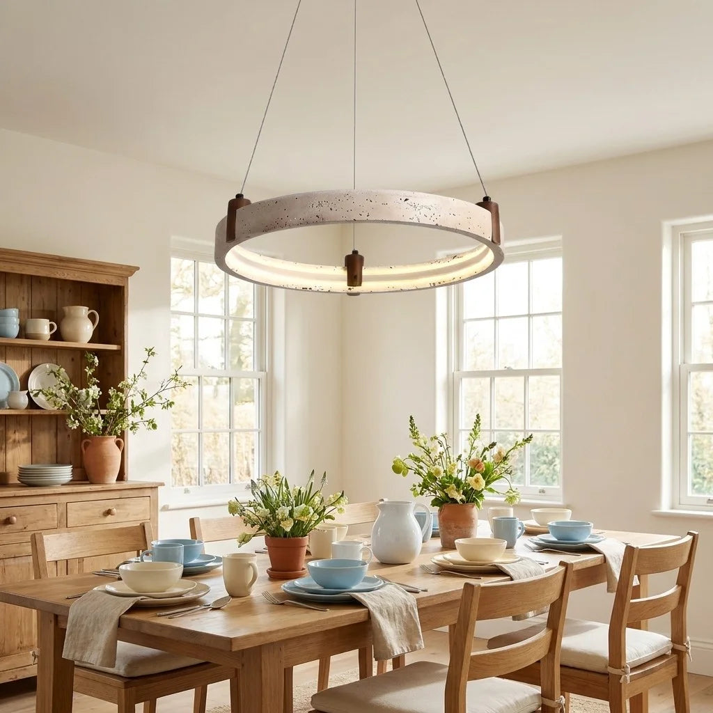 Ellery Wabi-sabi LED Travertine Circular Pendant Light14.webp__PID:40ac9730-7157-4cea-8f52-0e03549b053c