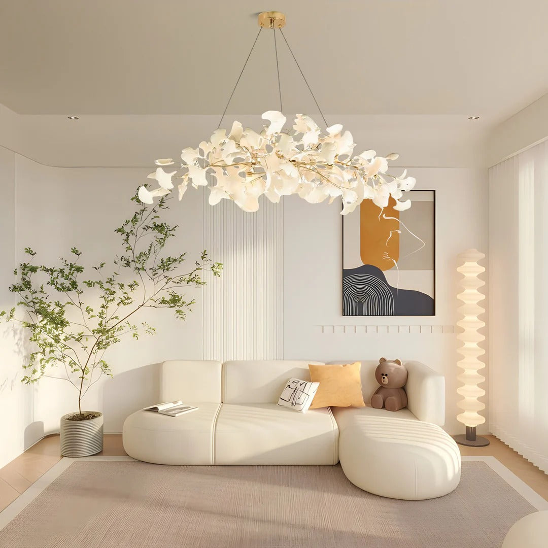 Aurelia Moderner organischer Ginkgo-Kronleuchter scene1.webp__PID:accd46ce-8e51-4ee5-954d-edf7ff202fea