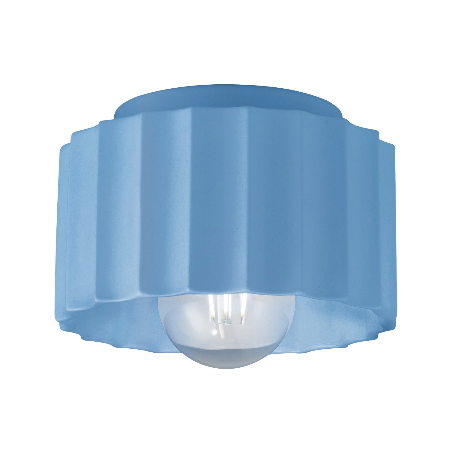 Himmelblaue Idris Moderne geriffelte Deckenleuchte aus Porzellan.webp__PID:5ebc6bc8-ba85-456b-84ec-744fe49f8963