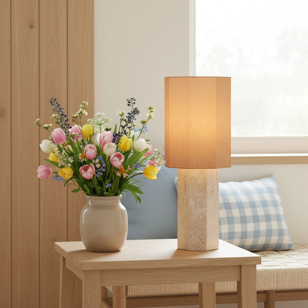 Kaelis Minimalist Travertine Stone Table Lamp7.webp__PID:a68f19c1-694a-4980-b526-f8bbf1c6ac37