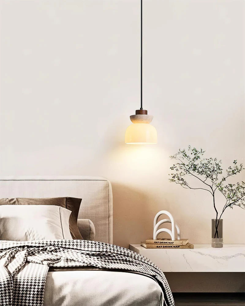 Angelia Wabi-Sabi Travertin Milchglas Pendelleuchte (6).webp__PID:f6cc74e3-7c40-49fb-87b5-c6e8835b8502