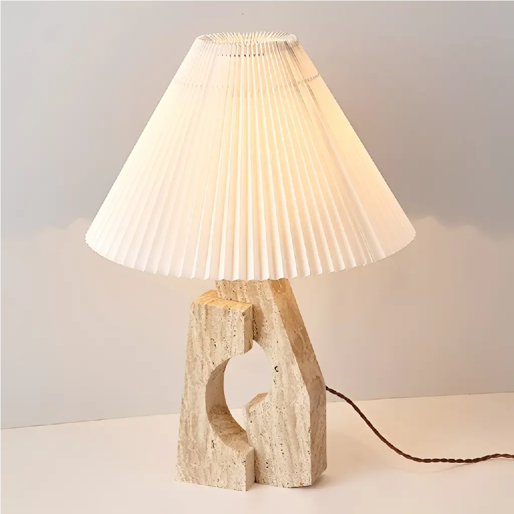 Halia Wabi-Sabi Natural Travertine Cone Pendant Light15.webp__PID:61b44b77-e510-4f8e-b2e7-9fb19494377e
