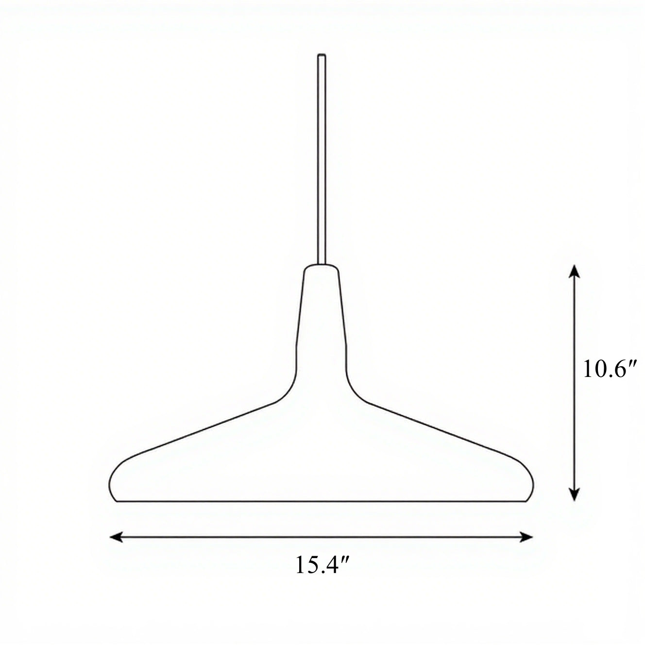 Clymene Modern ConeMetal Shade Pendelleuchte尺寸图 (1).jpg__PID:48b7c554-4fdb-46c1-9682-81a708185fdb