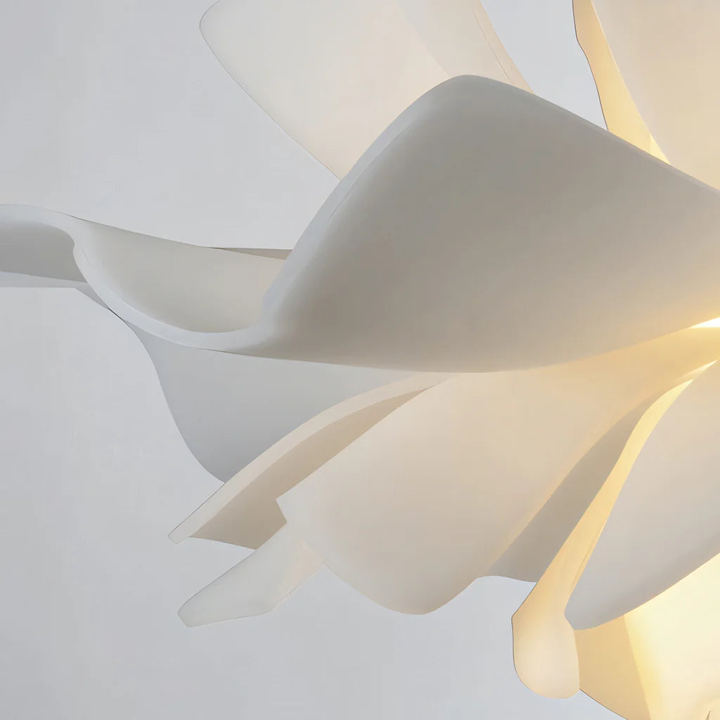 Elijah Moderne minimalistische weiße Lotusblumen-Pendelleuchte.webp__PID:9c92300c-47f7-4b68-a0be-f03891909557