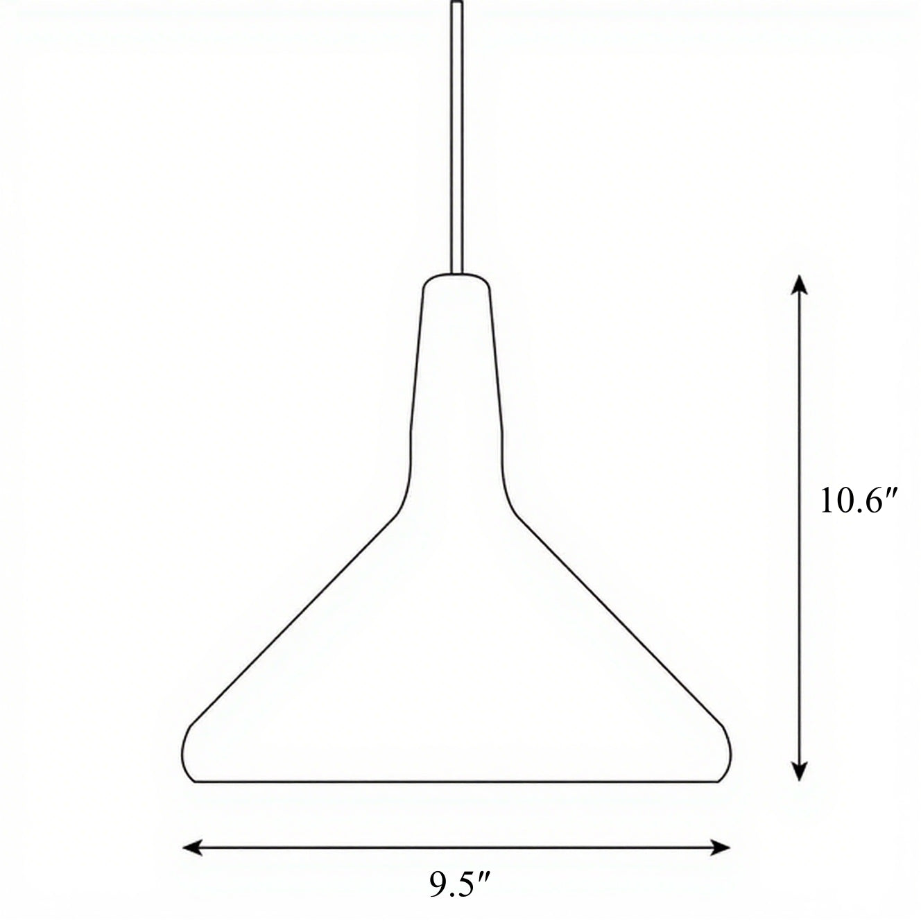 Clymene Modern ConeMetal Shade Pendelleuchte尺寸图 (2).jpg__PID:b7c5544f-dbb6-41d6-8281-a708185fdb54