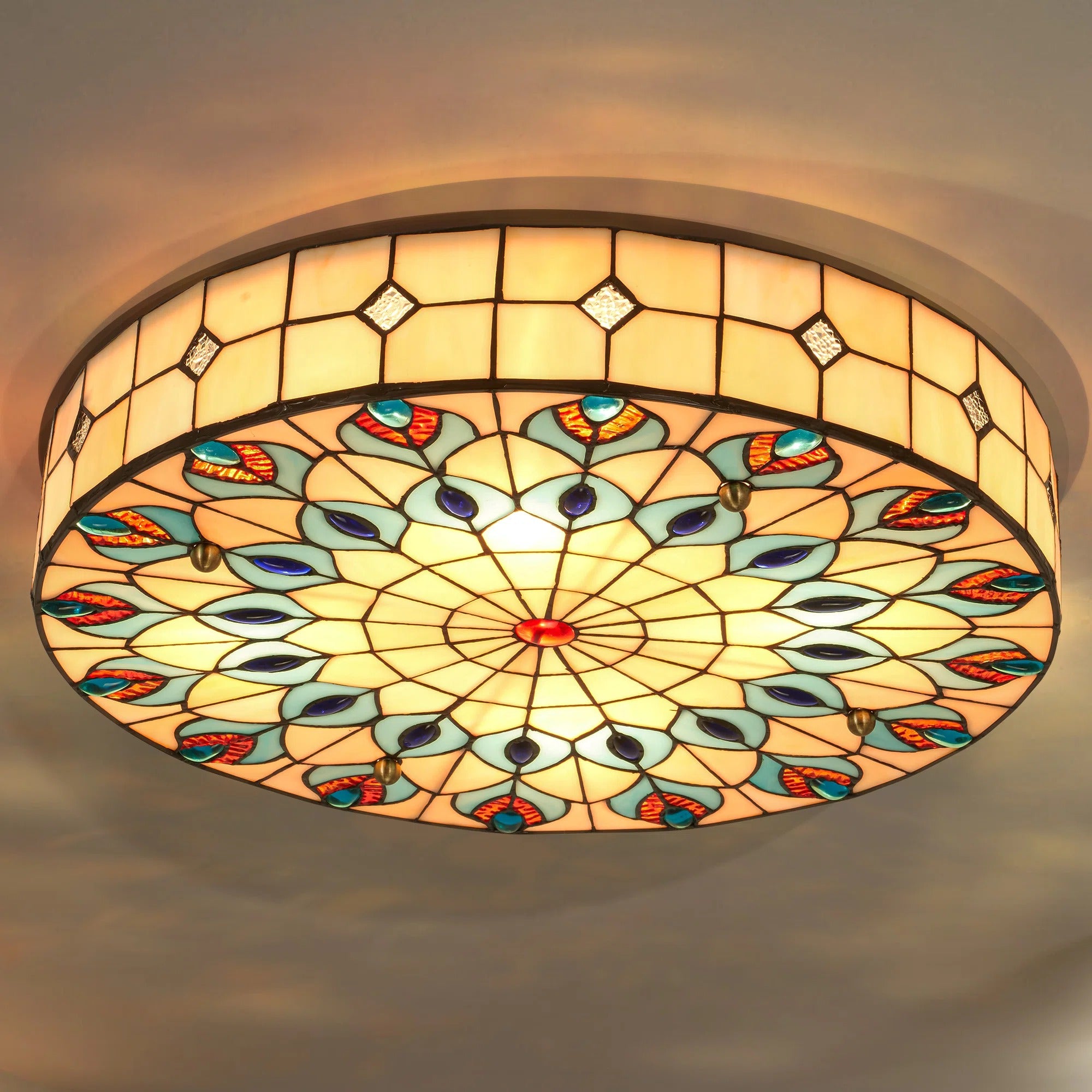 Beatrice Vintage Flush Mount Stained Glass Ceiling Light 1.webp__PID:a6c0d43c-febb-4b41-b586-7dcd5e9597c3