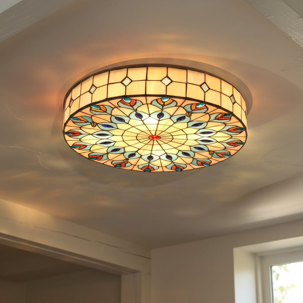 Beatrice Vintage Flush Mount Stained Glass Ceiling Light 12.webp__PID:6127cc7c-35e6-4562-a137-f53d2f160f1d