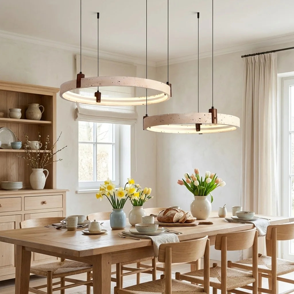 Ellery Wabi-sabi LED Travertine Circular Pendant Light15.webp__PID:ac973071-57cc-4a4f-920e-03549b053c48