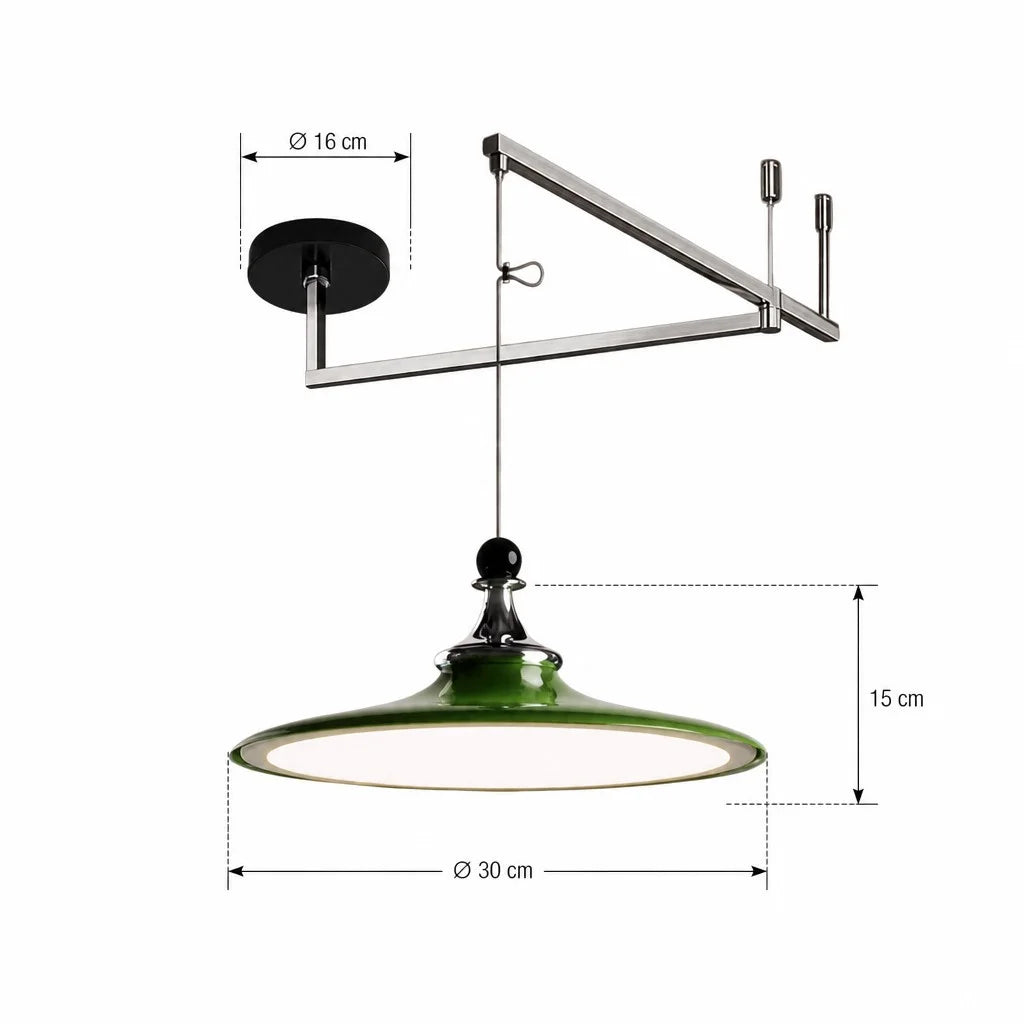 Kaelis Mid-Century Iron LED Adjustable Pendant Light sku size2.webp__PID:da51904b-28fb-418d-9aa7-fef24d8a7475