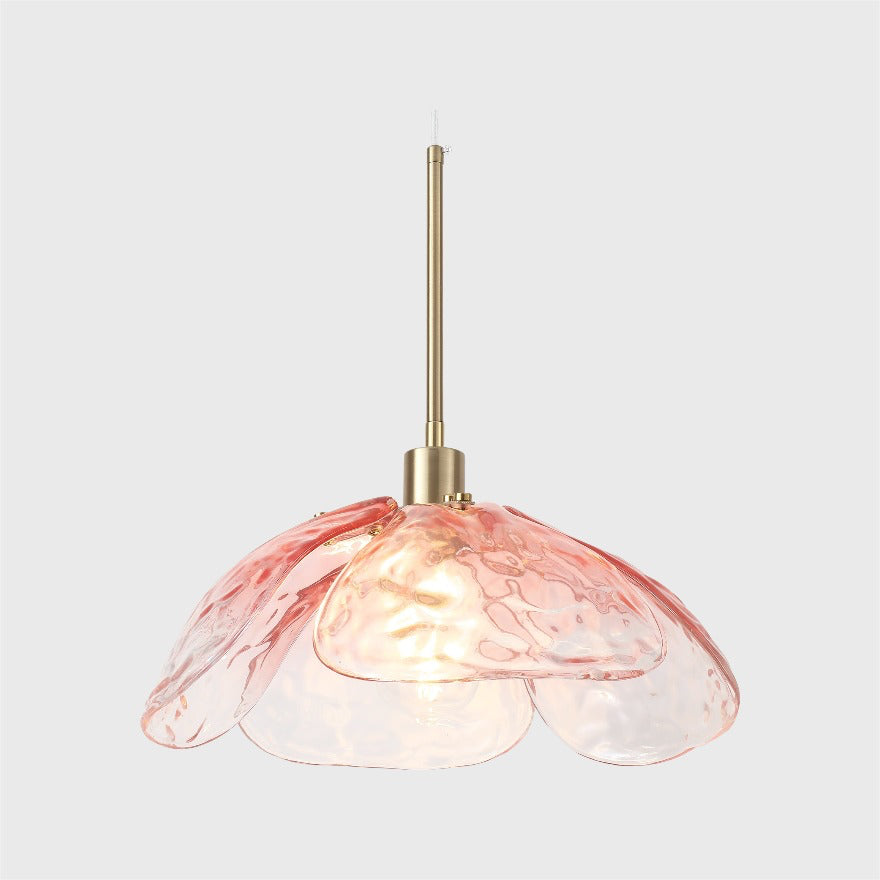 Flora Moderne gehämmerte Blütenblätter Glas Pendelleuchte pink.webp__PID:6595bf64-cf77-4f59-a5cf-8207d5dffbe9