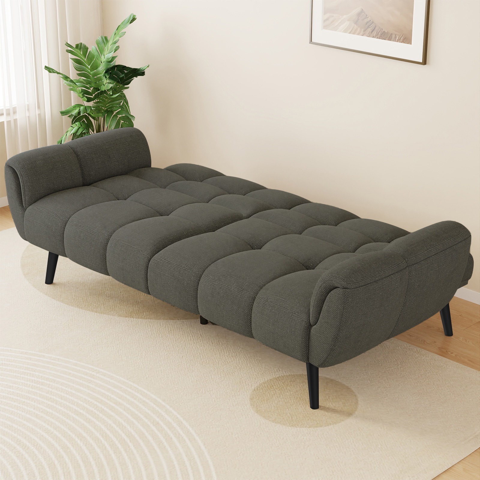 Convertible Folding Sofa Bed  3 Seater Living Room Sofa Bed
