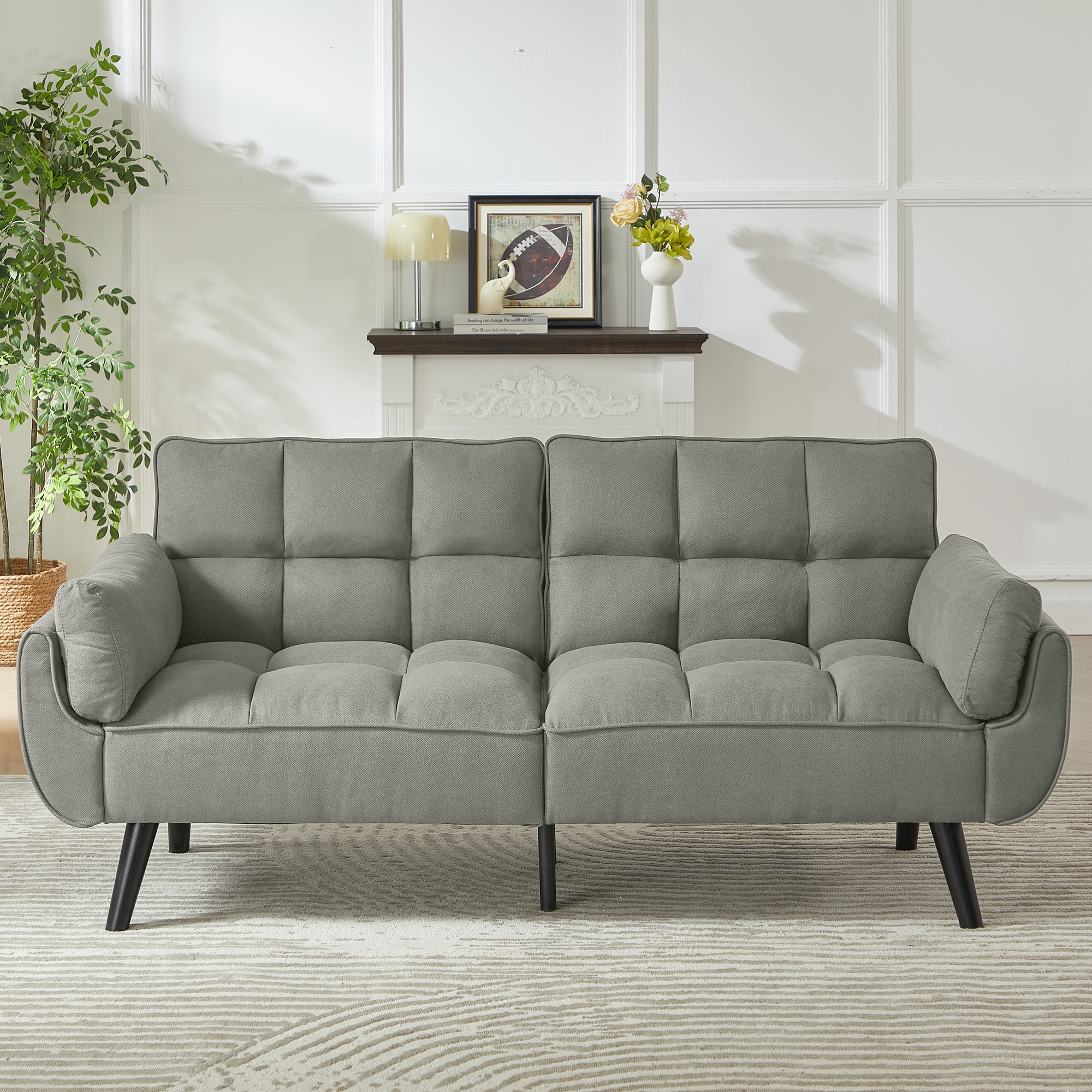 Stylish Durable Construction Convertible Sleeper Sofa Bed