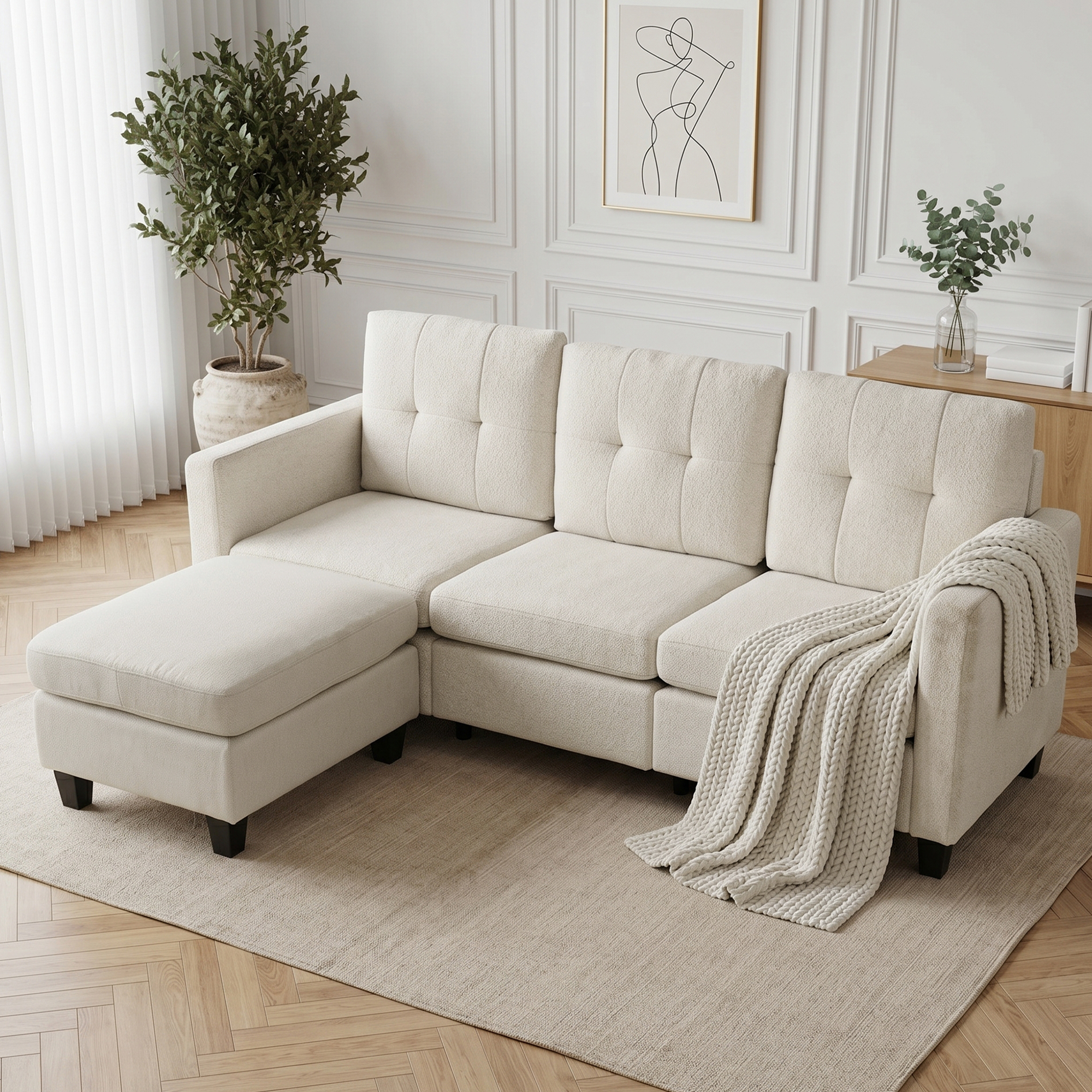  Modular Sectional Living Room Couch Sofa 