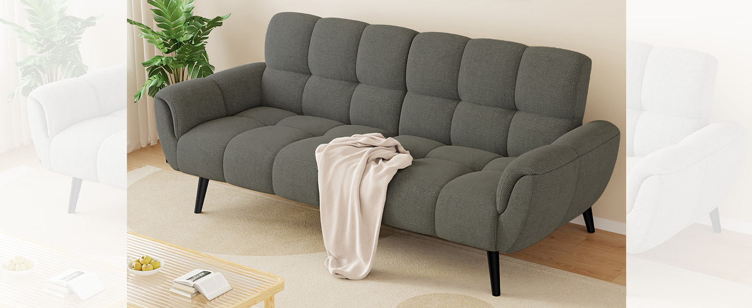 Convertible Folding Sofa Bed  3 Seater Living Room Sofa Bed
