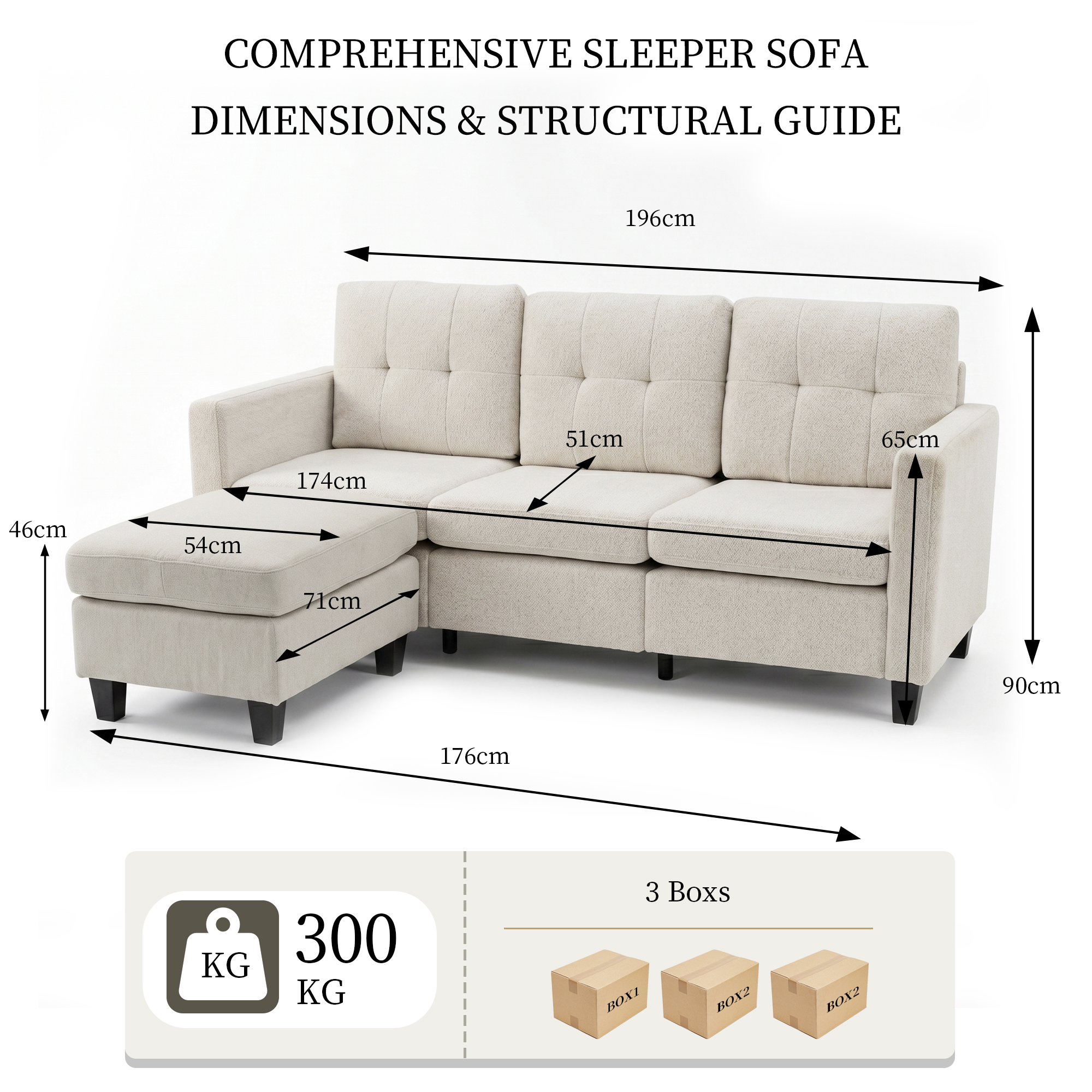  Modular Sectional Living Room Couch Sofa 