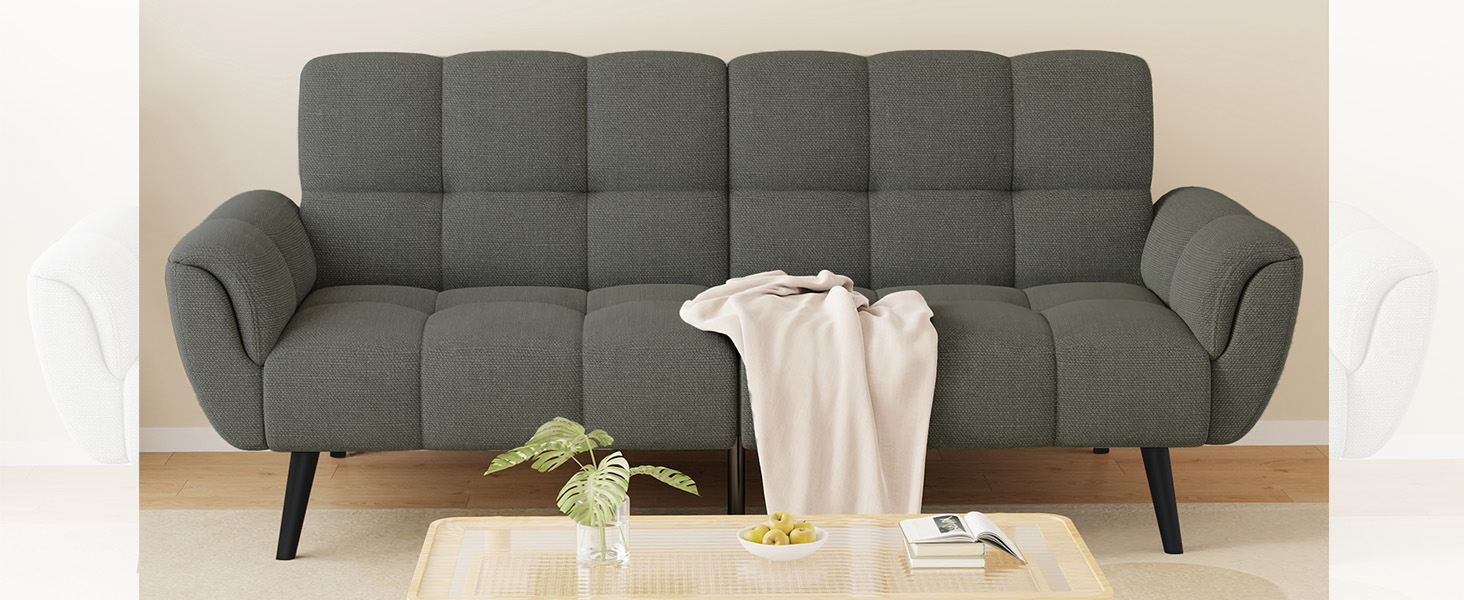 Convertible Folding Sofa Bed  3 Seater Living Room Sofa Bed