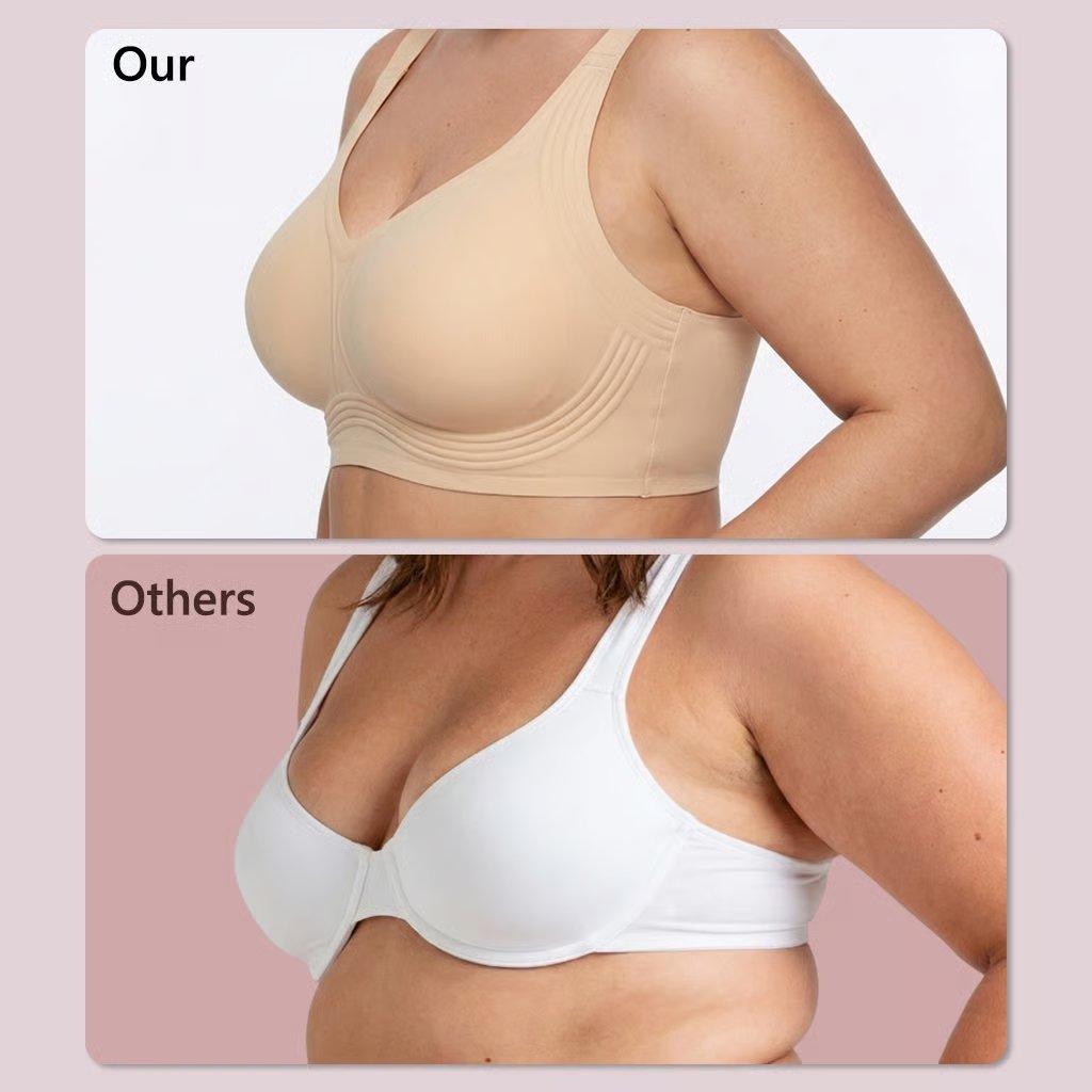 🏆Wirefree Full-Coverage Support Bra Padded Gentle Uplift All-Day Comfort👍No More Sagging Breasts