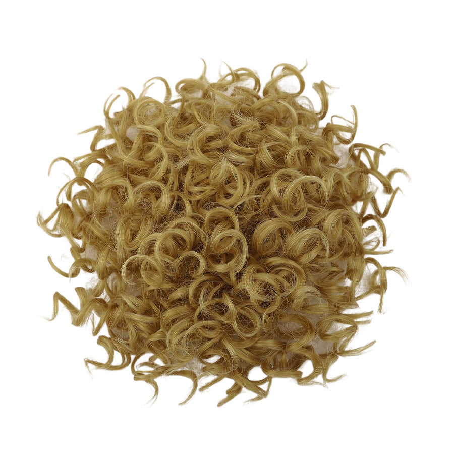 📢📢50% OFF !! Elastic Drawstring Loose Short Curly Bun