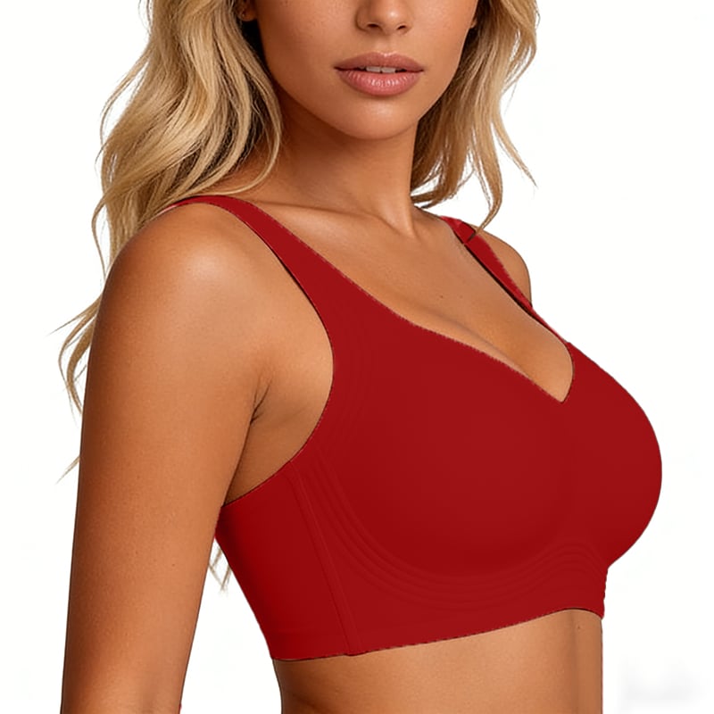 🏆Wirefree Full-Coverage Support Bra Padded Gentle Uplift All-Day Comfort👍No More Sagging Breasts