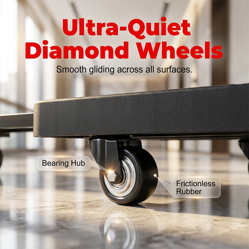 🥳 50% OFF! 🥳Foldable Silent Hand Truck💥📦 No need to ask for help when moving/carrying heavy items! HEAVY-DUTY FOLDABLE HAND TRUCK