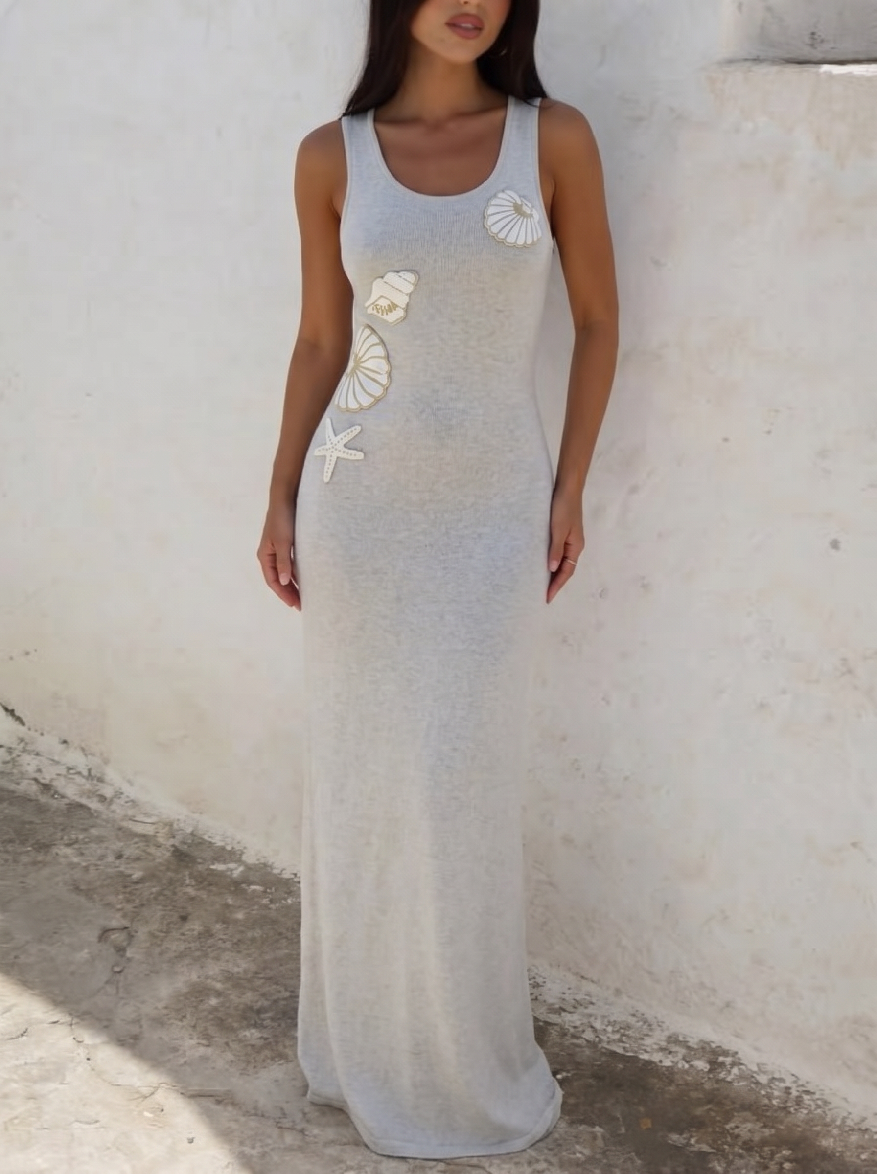 Oakleigh Sleeveless Beach Summer Maxi Dress