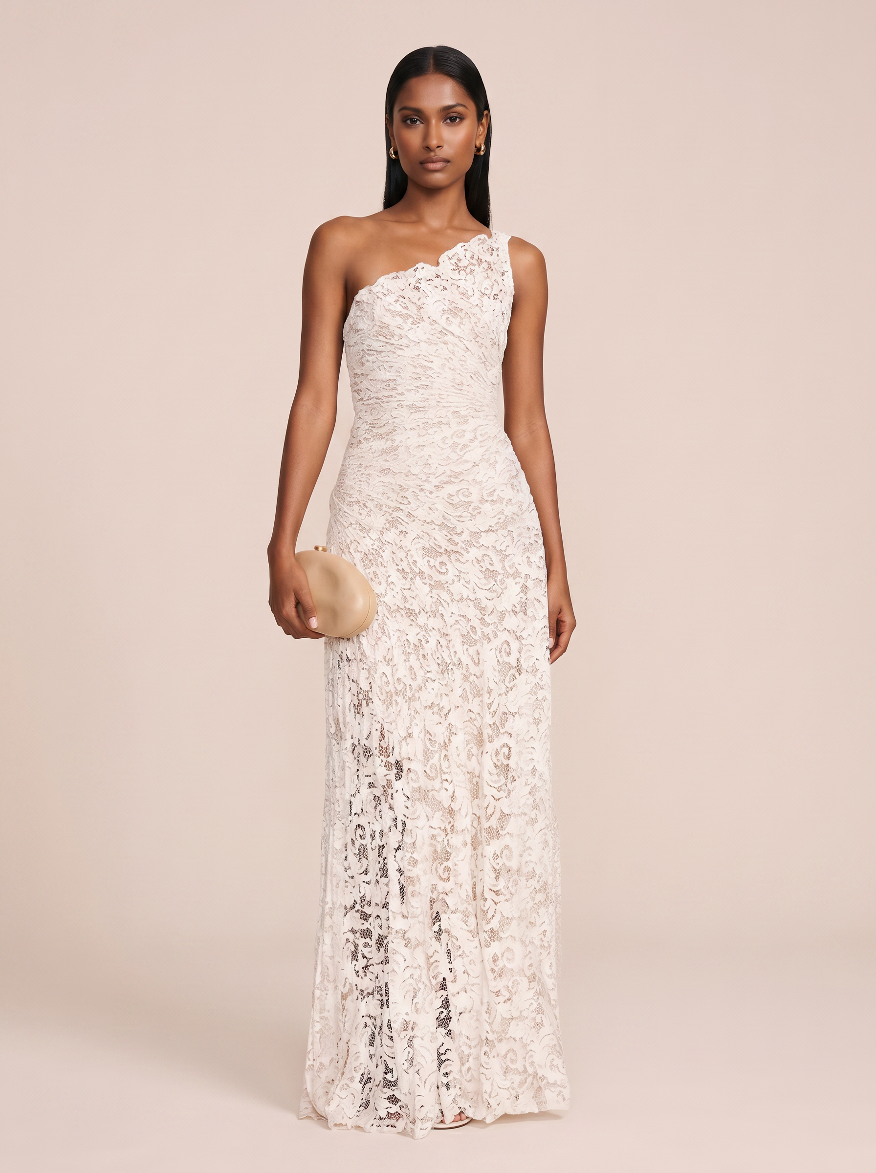 Angelica Elegant Lace Sheer Sleeveless Summer Maxi Dress