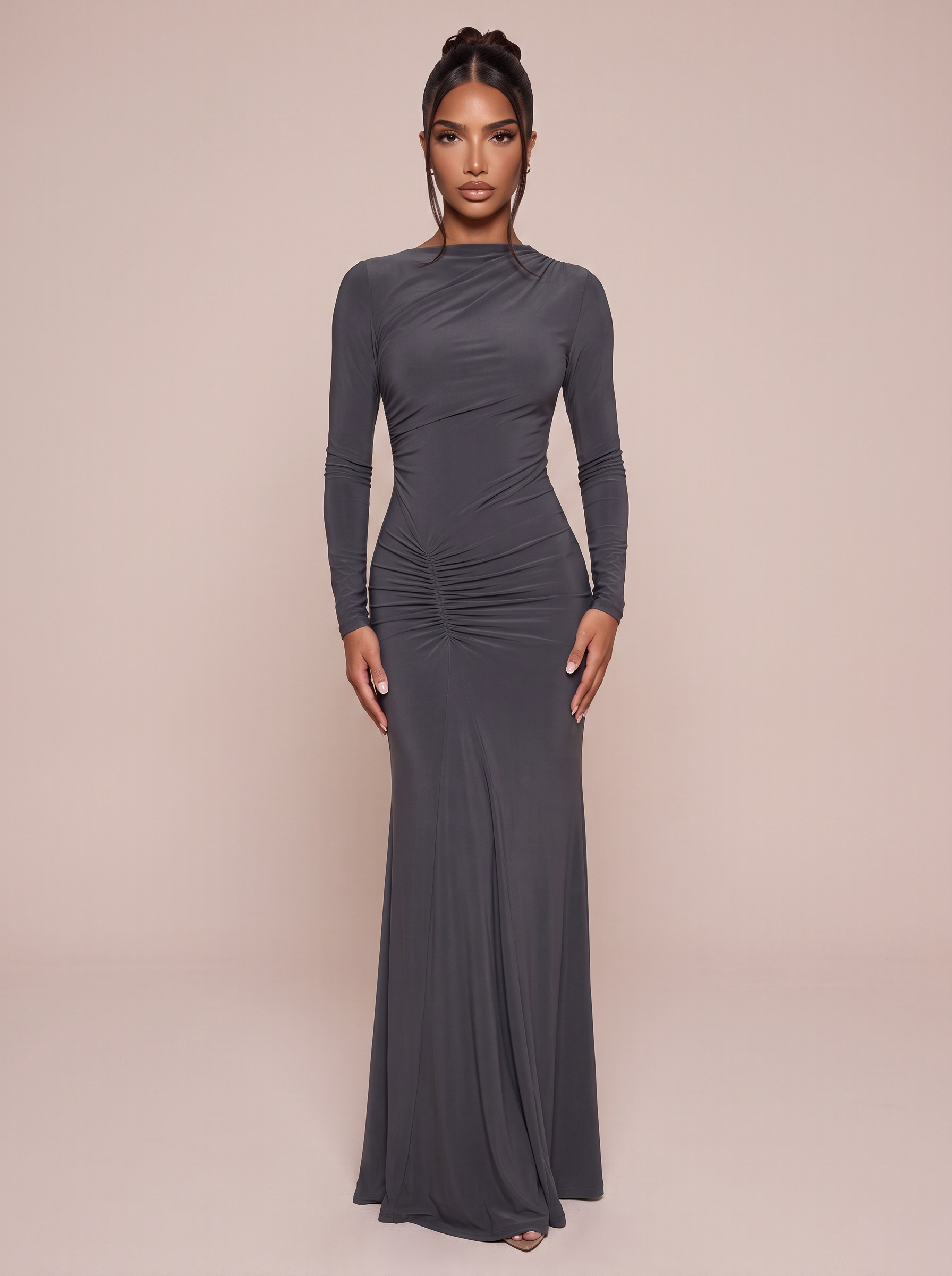 Maeve Long Sleeve Bodycon Maxi Dress