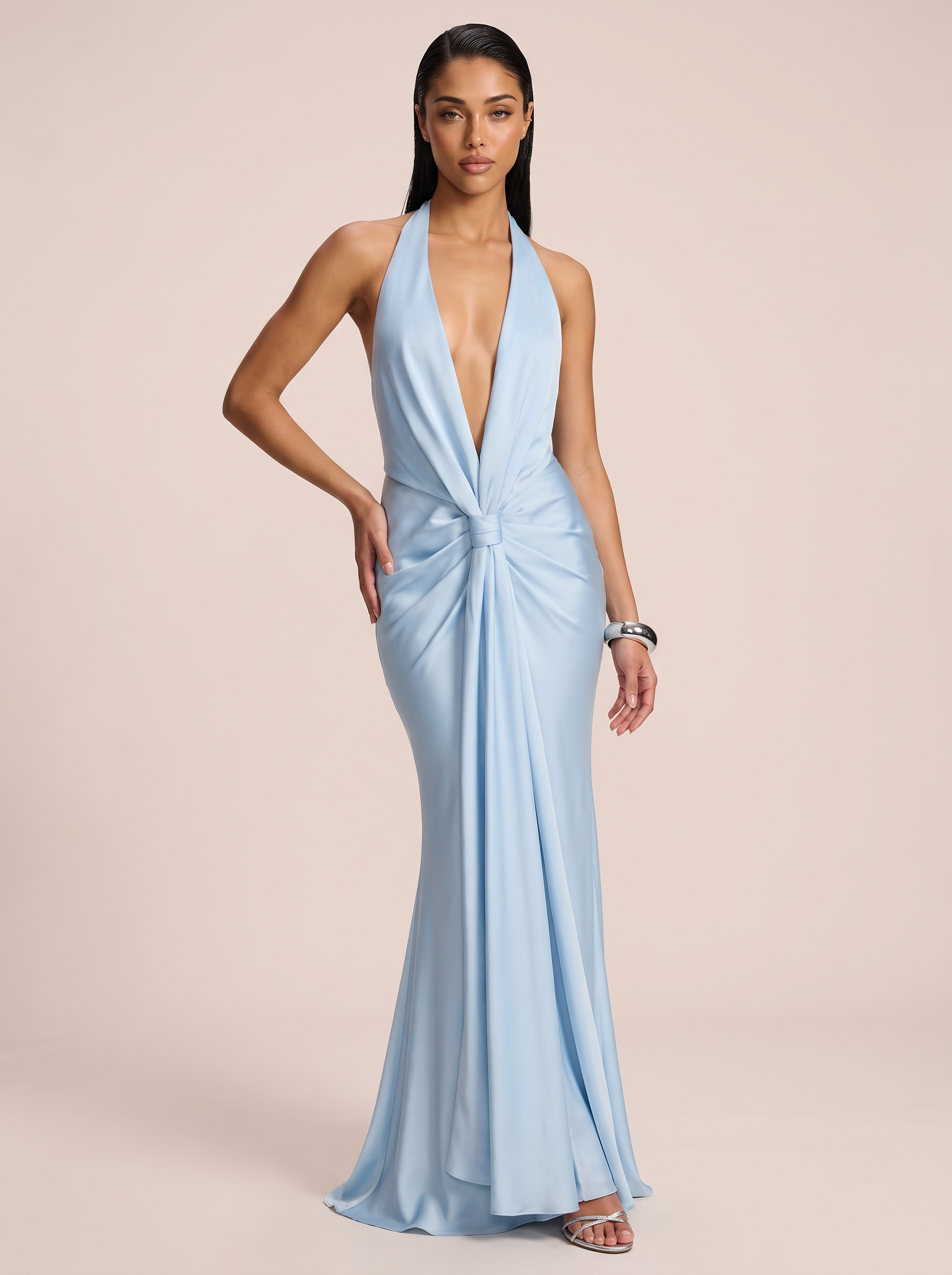 Eleonore V-Neck Maxi Dress