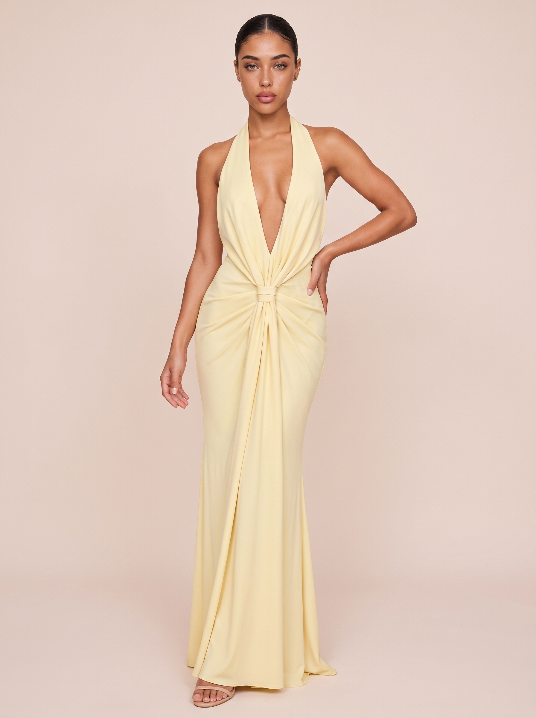 Eleonore V-Neck Maxi Dress