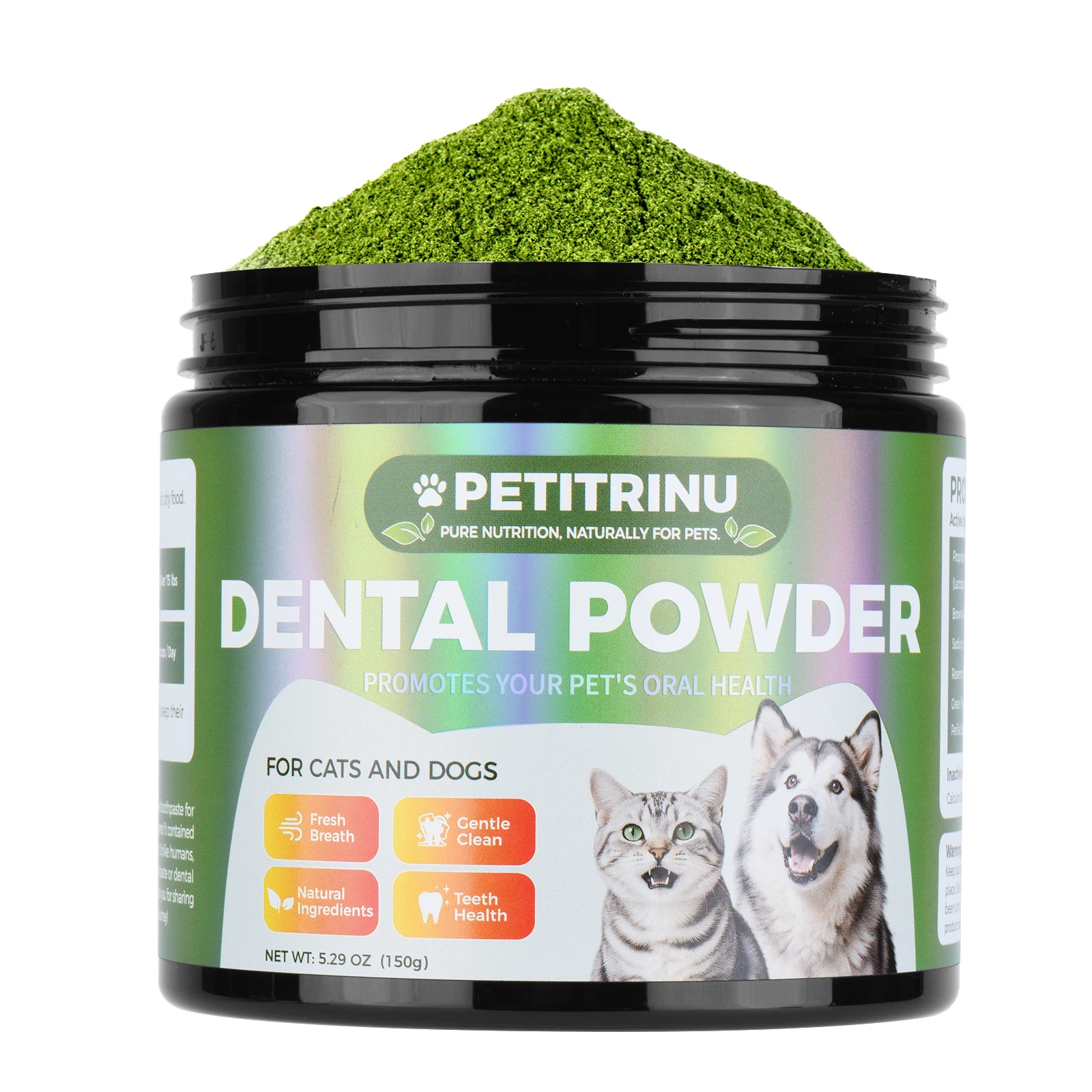 Dog Teeth Cleaning Powder 150g Other Country Gentle Cleaning Removes Plaque Tartar Fresh Breath Promotes