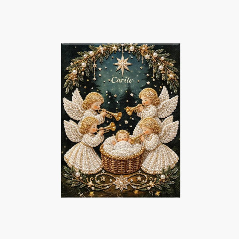 Nativity Scene Diamond Painting Kit – Christian Christmas Faith Art DIY Craft for Home Decor, Family Activity & Handmade Gifts