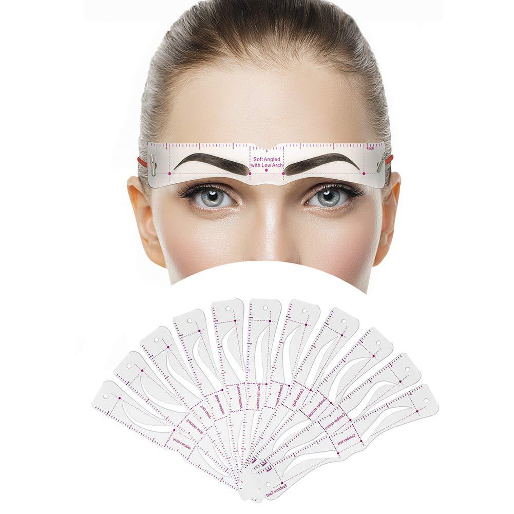 12-Shape Eyebrow Stencil Kit | Easy Brow Shaping Guide
