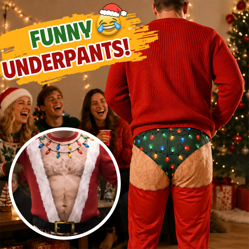 Funny Christmas Light Pants