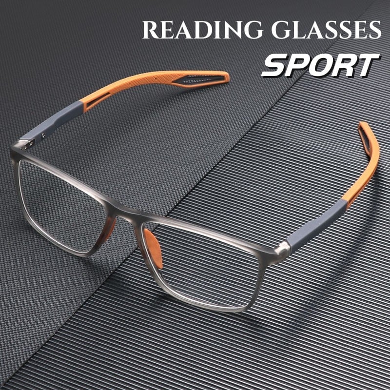 Lightweight progressive reading glasses