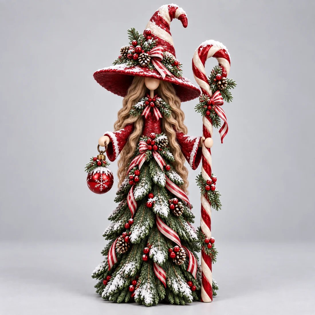 Candy Cane Keeper Christmas figurine
