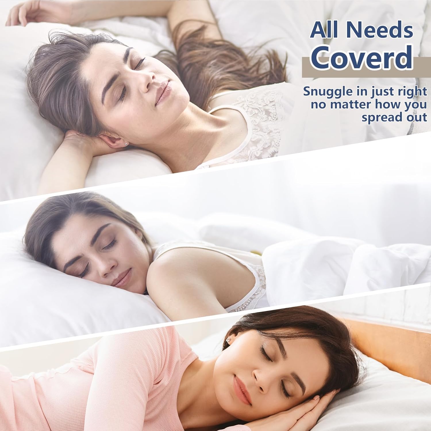 Pillows Queen Size Set of 2, Soft Supportive 3D Down Alternative Bed Pillow for Sleeping 2 Pack Dark Grey, Luxury Hotel Quality Gusseted Bedding Pillow for Back, Stomach or Side Sleepers 18x28