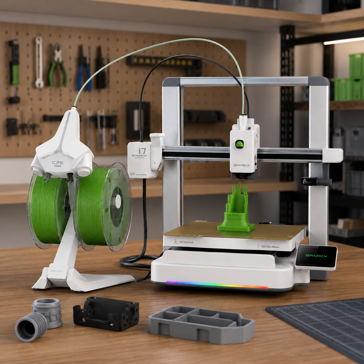Creality SPARKX i7 High-Speed 3D Printer – Autofill & 4-Color Options