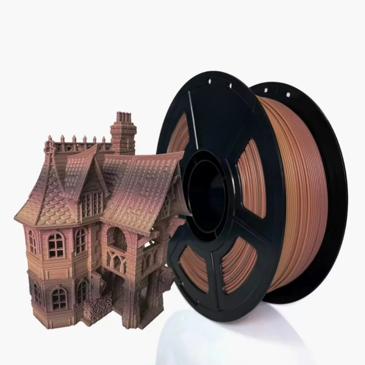 Wood Rainbow PLA 3D Printing Filament 1.75mm 1kg