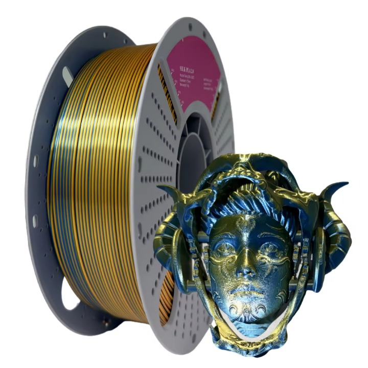 Silk PLA 2.0 Dual-Color High-Speed 3D Printing Filament 1.75mm 1kg