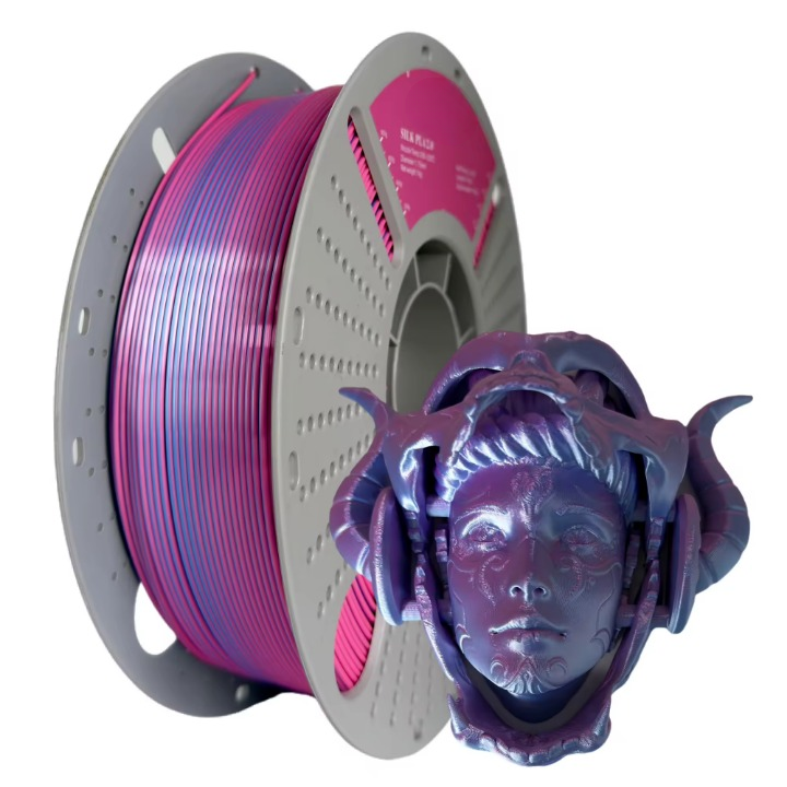 Silk PLA 2.0 Dual-Color High-Speed 3D Printing Filament 1.75mm 1kg