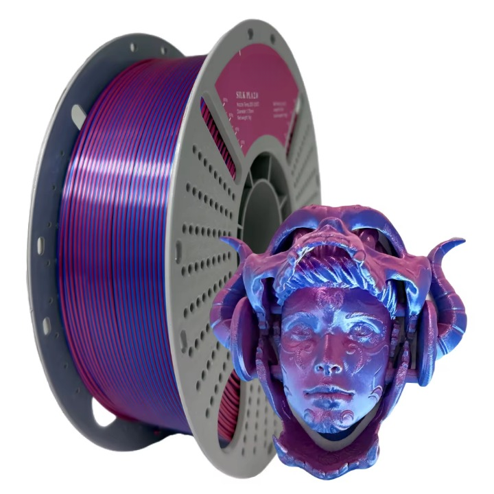 Silk PLA 2.0 Dual-Color High-Speed 3D Printing Filament 1.75mm 1kg