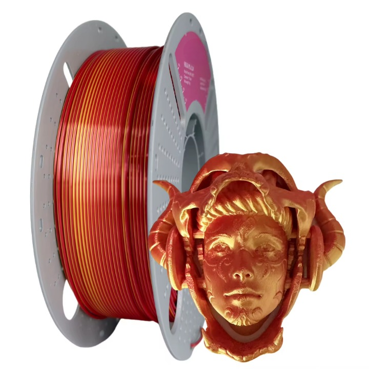 Silk PLA 2.0 Dual-Color High-Speed 3D Printing Filament 1.75mm 1kg