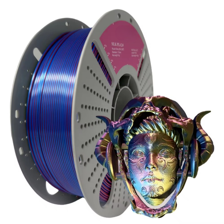 Silk PLA 2.0 Dual-Color High-Speed 3D Printing Filament 1.75mm 1kg