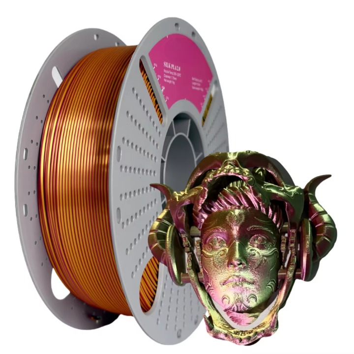 Silk PLA 2.0 Dual-Color High-Speed 3D Printing Filament 1.75mm 1kg