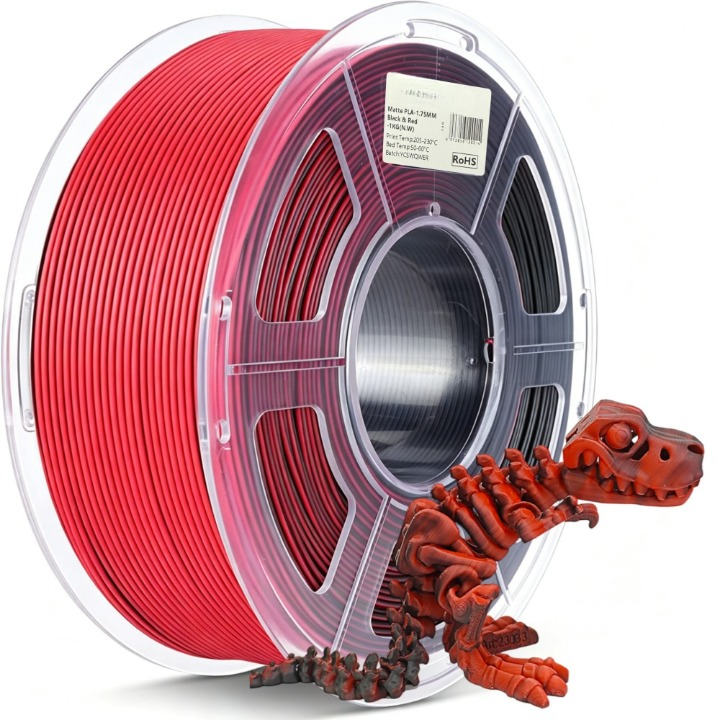 Matte PLA Dual & Tri-Color 3D Printer Filament 1.75mm 1kg